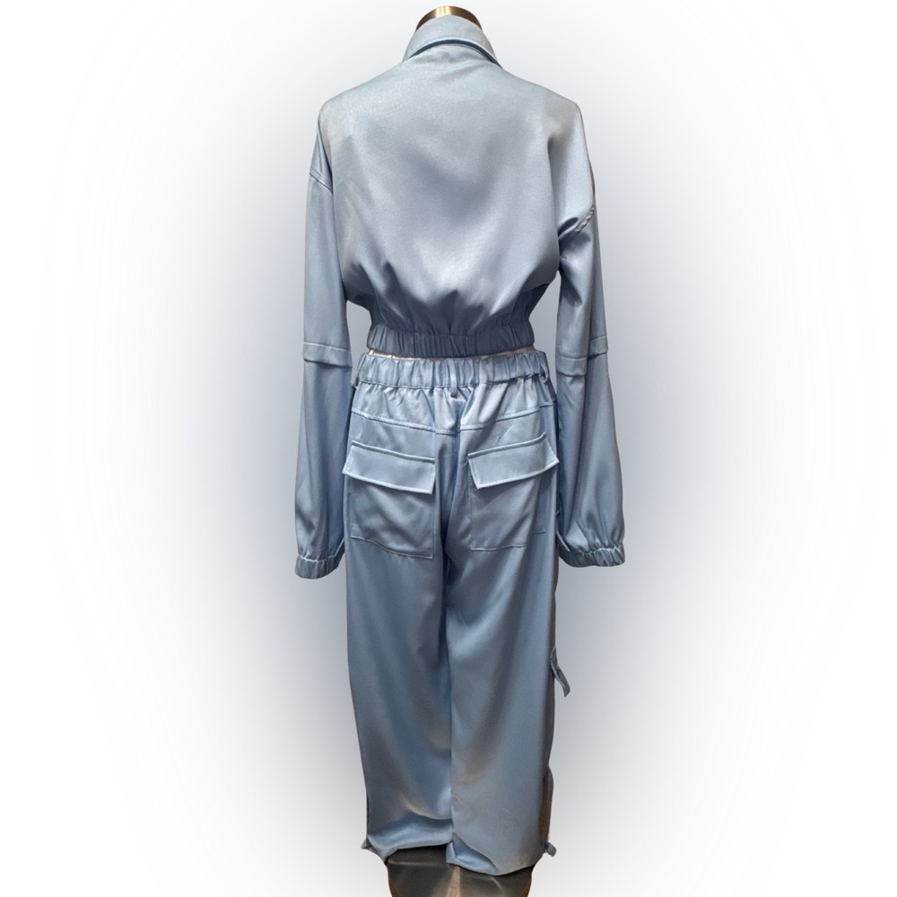 Loragal 2-Piece Set Jacket & Pants | Size Large | Wide Leg - Picture 3 of 5